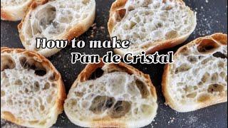 솜털같은 무반죽치아바타 만들어보세요 (뽀너스 건강한 버섯샌드위치) How to make Pan de Cristal/Glass Bread (Spanish Ciabatta)