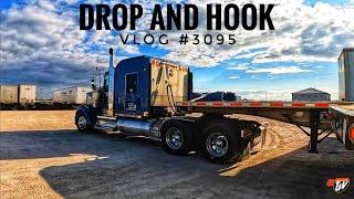 DROP AND HOOK | My Trucking Life   | Vlog #3095