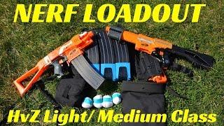 [Nerf Loadout] HvZ Light/ Medium Class