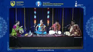 6th - Annual Celebrations of Mahakavi Subramania Bharathiar - Violin Concert by Vid.Charulatha  2022