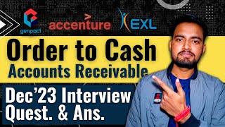 Accenture Order to Cash Interview Questions & Answers | Order to Cash | O2C | Accounts Receivable AR