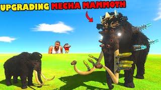 SHINCHAN and CHOP Upgrading MECHA MAMMOTH to fight THOR HYDRA in Animal Revolt Battle Simulator