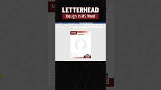 Professional Letterhead Design in MS Word | Easy Tutorial