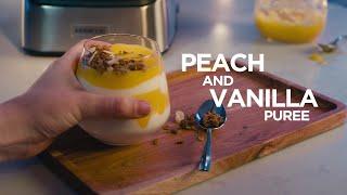 Peach and Vanilla Purée made with Kenwood MultiPro OneTouch