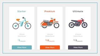 How to creat the Pricing Table Using HTML and CSS