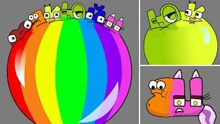 Russian Alphabet Lore Rainbow Ball Inflation But Something Is Weird Part 204