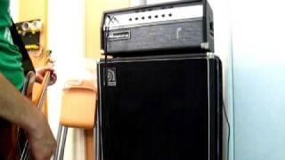 Ampeg Svt Vr bridging Channel 1 and Channel 2 - Fender Precision Bass vintage reissue classic '50