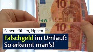 Vermehrt Falschgeld im Umlauf: unechte Scheine leicht erkannt | Abendschau | BR24