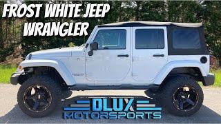 LIFTED Jeep Wrangler Unlimited Sahara|Frost White!!