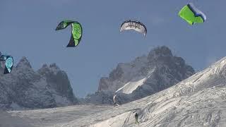 Snowkite au col du Lautaret