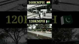 Indian Train Speed V/S Pakistan Train Speed #shorts #youtubeshorts