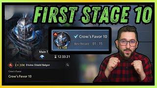  My FIRST Favor Dungeon 10 DONE!  Crow's Favor Stage 10 Team GUIDE | King Arthur: Legends Rise