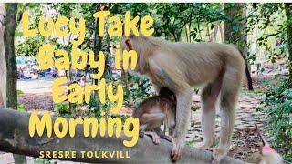 Lucy take care baby in early morning [Sresre Toukvill]