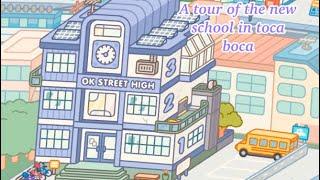 A tour of the new schools in toca boca I toca life world I roleplay I officially bee I