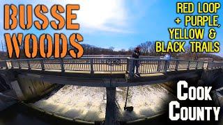 Busse Woods Forest Preserve: All Trails - Round Trip - April 2023