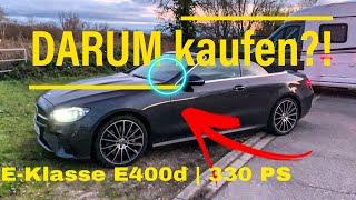 Warum über 100.000€ wert?! 2022 Mercedes-Benz E400d Cabrio 4Matic AMG | 0-100kmh