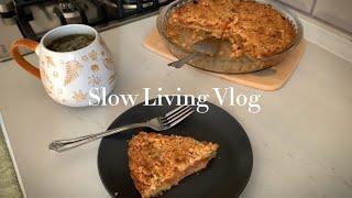 Silent vlog | Preparing for autumn : bookstore, knitting autumn decor, fragrant baking