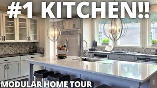 GOURMET KITCHEN inside this NEW modular home! Also hidden features throughout! House Tour