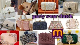 Meesho Clutch Haul |Meesho Affordable Partywear Clutch Collections| latest Sling bag designs