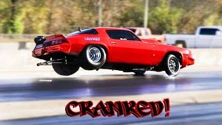 CRANK IT UP! MOST VIOLENT! NITROUS POWER! WHEELSTANDING CAMARO! BYRON DRAGWAY!