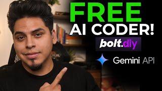 FREE AI Coder for EVERYONE! (Google Gemini + Bolt.DIY)