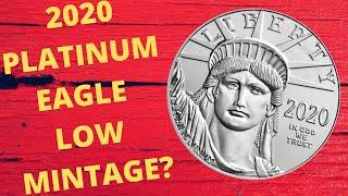 2020 PLATINUM Eagle Low Mintage? Let's Take a Look At The Numbers!