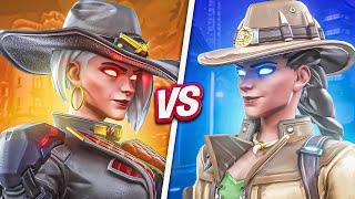 This is what an ASHE DIFF looks like in Overwatch 2
