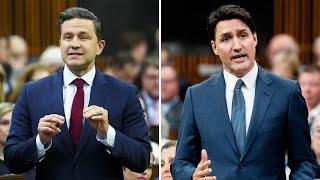 Poilievre, Trudeau debate increases to the capital gains tax