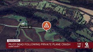 Pilot dead after small plane crashes in Adams County