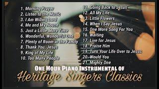 One Hour Compilation of Heritage Singers Classics | Piano Instrumental by Kezia