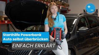 Starthilfe Powerbank | Auto mit Startbooster selber starten | Ohne fremde Hilfe | Tutorial