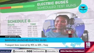 Electric buses: Dr. Bawumia pledges up to 50% transport fare reduction