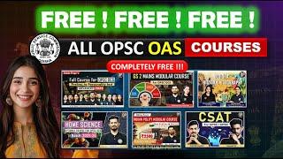 FREE !!!! All our OPSC OCS Courses are absolutely Free | OPSC OAS | Odisha Preps | OP