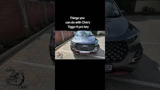 things you can do with a Chery Tiggo 4 Pro key