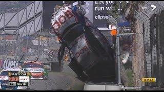 V8 Supercars Adelaide 2014 Race 3 Massive crash Bright