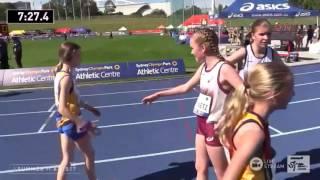 U13 Girls 1500m Race Walk - Final - Asics Australian Little Athletics Championships