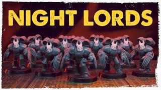Kitbashing the best villains in Warhammer - 30k Night Lords