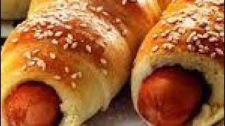 Я их не успеваю готовить/Сосиски в тесте из слоёного теста/Sausages in dough!