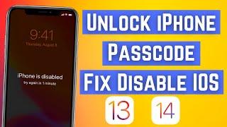 A Easy to Unlock a Disabled iPhone & iPad | How to Unlock Disabled iPad | Disabled Connect to iTunes
