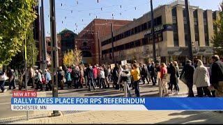 'Vote Yes' rally held for Rochester Public Schools Referendum