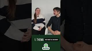 Unser neues Format: Der Klappstuhltalk! Heute mit unserer BUND Praktikantin Josefine Hoffmann.