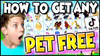 How To Get ANY PET You Want For FREE in Roblox Adopt Me!?! Trying Adopt Me TikTok Hacks!