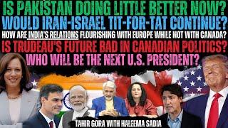 Would Iran-Israel Tit-for-Tat continue?How India's relations with Europe doing well,not with Canada?