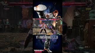 Tekken8|Hwoarang max damage wall to wall combo#youtubeshortsviral #gaming #tekken8hwoarang