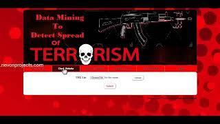 Web Data Mining To Detect Online Spread Of Terrorism