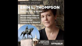 Monumental Change by Erin L. Thompson in discussion w/Mary Rogero | Miami University