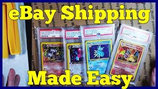 HOW I SHIP GRADED CARDS! (eBay Selling Tutorial)
