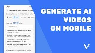 Mobile Video Creation with Visla: AI-Generated Videos on the Go