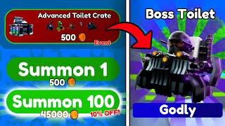 I GOT BOSS TOILET FOR FREE!NEW UPDATE - Toilet Tower Defense