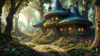 Enchanted Woodland - Daylight Ambience  Relax In A Cozy Fairy House | Nature Sounds & Birdsong